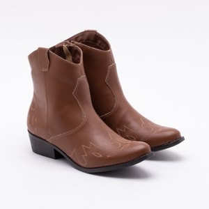 Ankle Boot Ana Luz Caramelo
