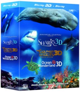 Jean-Michel Cousteau's Film Trilogy in 3D (3D Edition) - Blu-ray