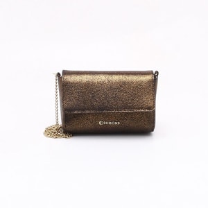 Dumond - Mini bag couro bronze - p