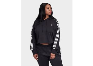 Adidas Originals hoodie cropped (grandes tailles) - Black, Black