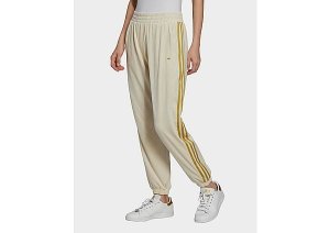 Adidas Originals Pantalon de survêtement in Velvet with Embossed Originals Monogram and Gold Stripes - Wonder White, Wonder White