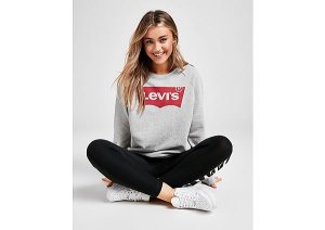 Levi's - Levis sweat-shirt batwing graphic femme - grey, grey