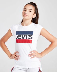 Levis T-Shirt Sportswear Logo Fille - Blanc, Blanc