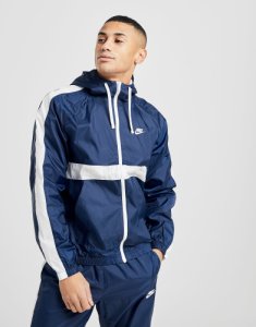 Nike Veste à capuche Hoxton Woven Homme - Only at JD - Bleu, Bleu