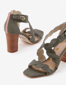 Chaussures à talons Rosalie KHK Femme Boden, Khaki
