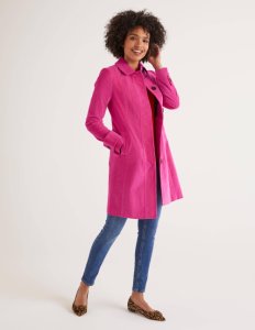 Manteau en velours Gwyn PPK Femme Boden, Pink