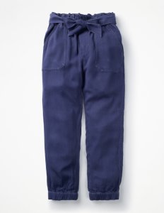 Pantalon à nouer à la taille BLU Fille Boden, Blue