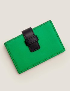 Porte-cartes en cuir BGR Femme Boden, Green