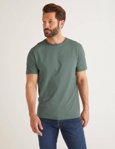 T-shirt délavé LGR Homme Boden, Green