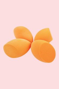 Boohoo - Lot de 4 Éponges À fond de teint techniques véritables - orange - one size, orange