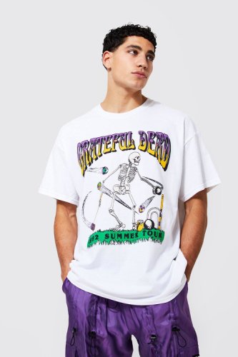 T-Shirt Oversize À Imprimé Grateful Dead - Blanc - M, Blanc