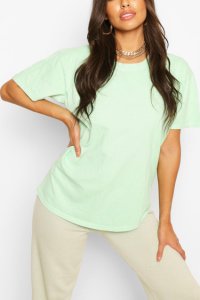 Boohoo - T-shirt oversize délavé - vert pomme - s, vert pomme