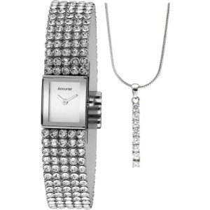 Montre Femme Accurist Accurist Womens Stone Set Bracelet Watch LB1507
