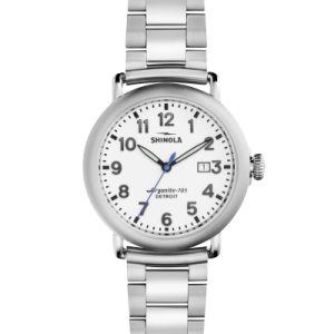 Montre Homme Shinola Runwell 41mm Stainless Steel 3 Link S0120001110
