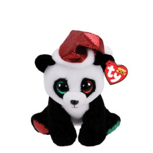 Claire's Petite peluche Pandy Claus le panda de Ty Beanie Boo