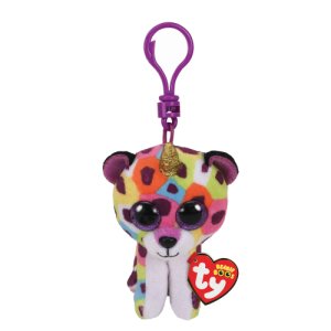 Ty Beanies - Claire's porte-clés à clip giselle la licorne-léopard de ty beanie boo