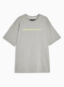 T-shirt oversized gris par Good For Nothing