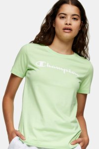 T-shirt en coton vert clair, Champion - Vert