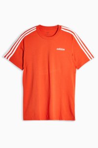 T-shirt orange à trois bandes, adidas - Orange