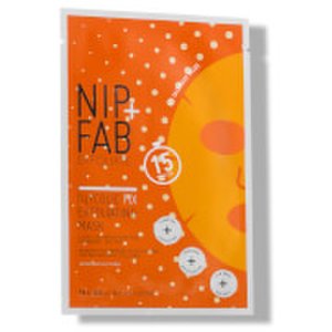 Nip+fab - Masque en tissu imprégné d'acide glyconique pour une peau douce et Éclatante glycolic fix nip + fab 18 g