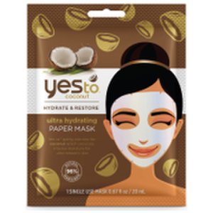 Masque-Tissu Ultra Hydratant Ultra Hydrating Paper Mask yes to coconut