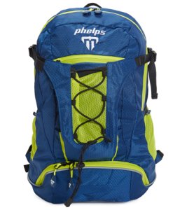 Aqua Sphere Phelps Team Backpack - Navy/Bright Green Os - Swimoutlet.com