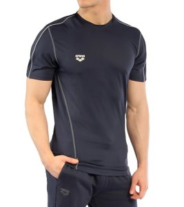 Arena Charge Shirt - Navy X-Small Polyester/Spandex - Swimoutlet.com