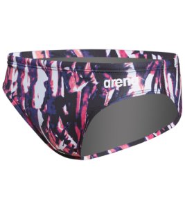 Arena Men's Painted Brief Swimsuit - Purple/White 38 - Swimoutlet.com
