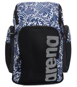 Arena Team 45 Allover Backpack - Waves Polyester - Swimoutlet.com