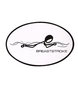 Bay Six Breaststroke Black/White Decal Multi Color - Swimoutlet.com