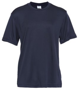 Boys' Posicharge Competitor Tee Shirt - True Navy Large - Swimoutlet.com