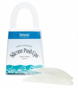 Bravo Clear Silicone Push Up Inserts - - Swimoutlet.com