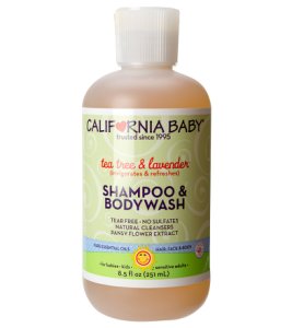 California Baby Tea Tree & Lavender Shampoo And Body Wash 8.5 Oz - Swimoutlet.com