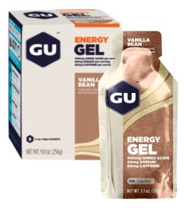 Gu Energy Gel 8 Pack - Vanilla Bean - Swimoutlet.com