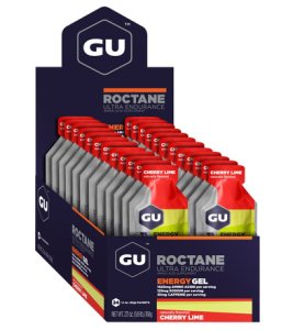 Gu Roctane Ultra Gels 24 Pack - Cherry Lime - Swimoutlet.com