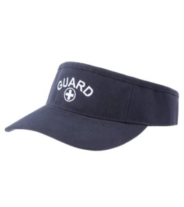 Kemp Lifeguard Visor - Navy/White Guard Cotton - Swimoutlet.com