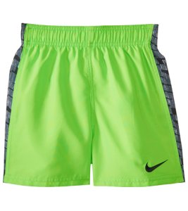 Nike Boys' Swim Racer 4 Volley Short Big Kid - Green Strike Large Polyester - Swimoutlet.com