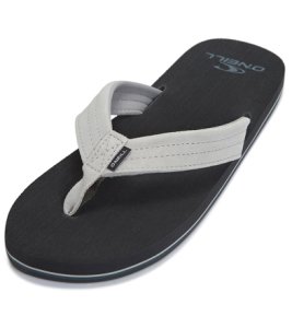 O'neill Men's Doheny Flip Flop - Light Grey 10 100% Rubber - Swimoutlet.com