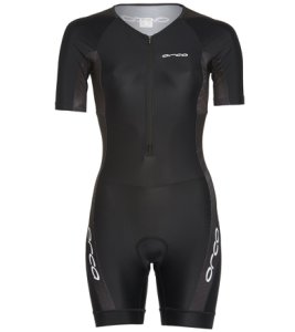 Orca Women's Core Aero Race Short Sleeve Suit - Black Large Size Large - Swimoutlet.com