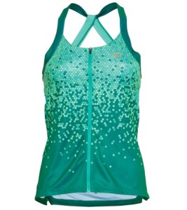 Pearl Izumi Women's Sugar Sleeveless Cycling Jersey - Malachite/Alpine Green Hex Large Size Large - Swimoutlet.com