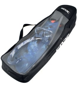 Seac Usa Apnea Free Diving Fins Bag - Black 31 Lt - Swimoutlet.com