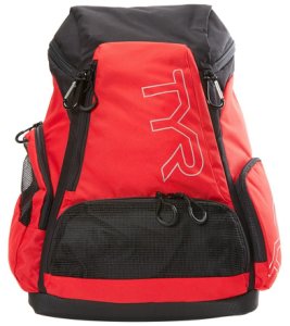 TYR Alliance 30L Backpack - Red/Black - Swimoutlet.com