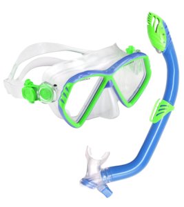 U.s. Divers Regal Jr. Mask And Laguna Snorkel Set - Blue Plastic/Rubber/Silicone - Swimoutlet.com