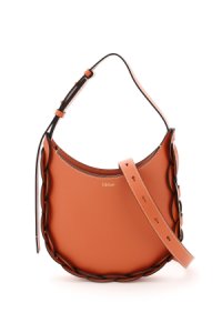 CHLOE' DARRYL SMALL BAG OS Orange, Pink Leather