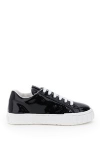 MIU MIU patent sneakers 35 black, white
