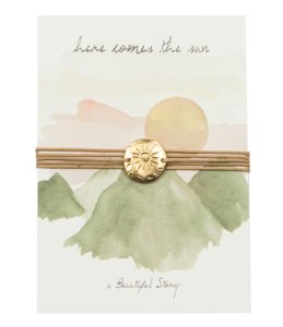 A Beautiful Story-Bracelets - Jewelry Postcard Sun - Beige