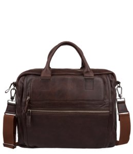 Amsterdam Cowboys-Laptop Shoulder Bags - Bag Ridgeland 15 inch - Brown
