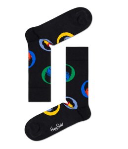 Happy Socks-Socks - Beatles Bright Spot Socks - Black
