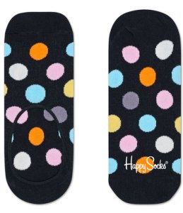 Happy Socks-Socks - Big Dot Liner Socks - Black
