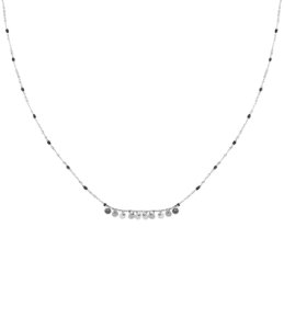 My Jewellery-Necklaces - Ketting kralen muntjes - Black